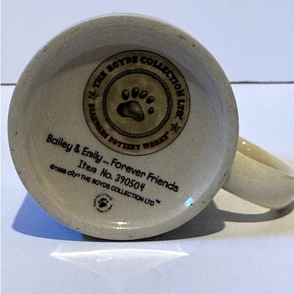 Boyds Bears Mug Bailey & Emily Forever Friend Bearware Pottery Coffee Mug - Picture 5 of 8